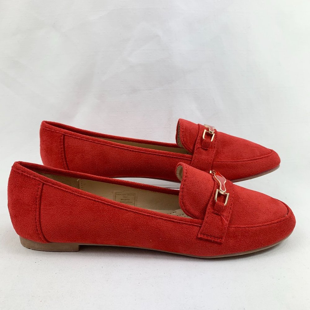 J. Mark Women's Cheery Buckle-Strap Flats